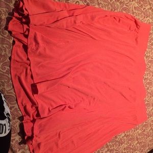 Used once Coral skirt
